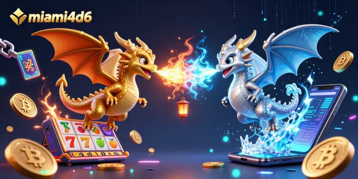 Engage with thrilling gameplay at miami4d6, featuring rich slot symbols, 3D dragons, and dynamic crypto elements.