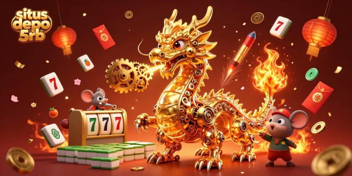 Experience the excitement of situs depo 5rb with a fantastic jackpot scene, showcasing vibrant elements and characters.