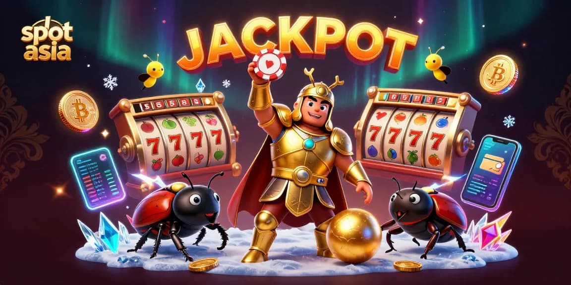 Menangkan jackpot dengan slot asia yang memikat dalam ilustrasi kasino digital ini