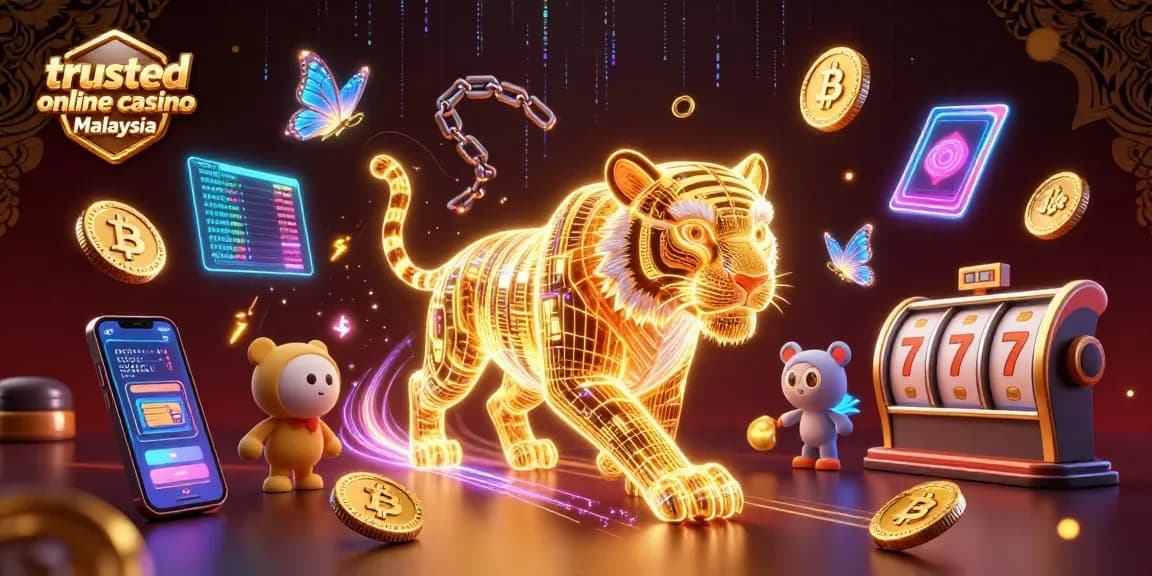 Experience the thrill at trusted online casino Malaysia with vibrant 3D lights and characters.