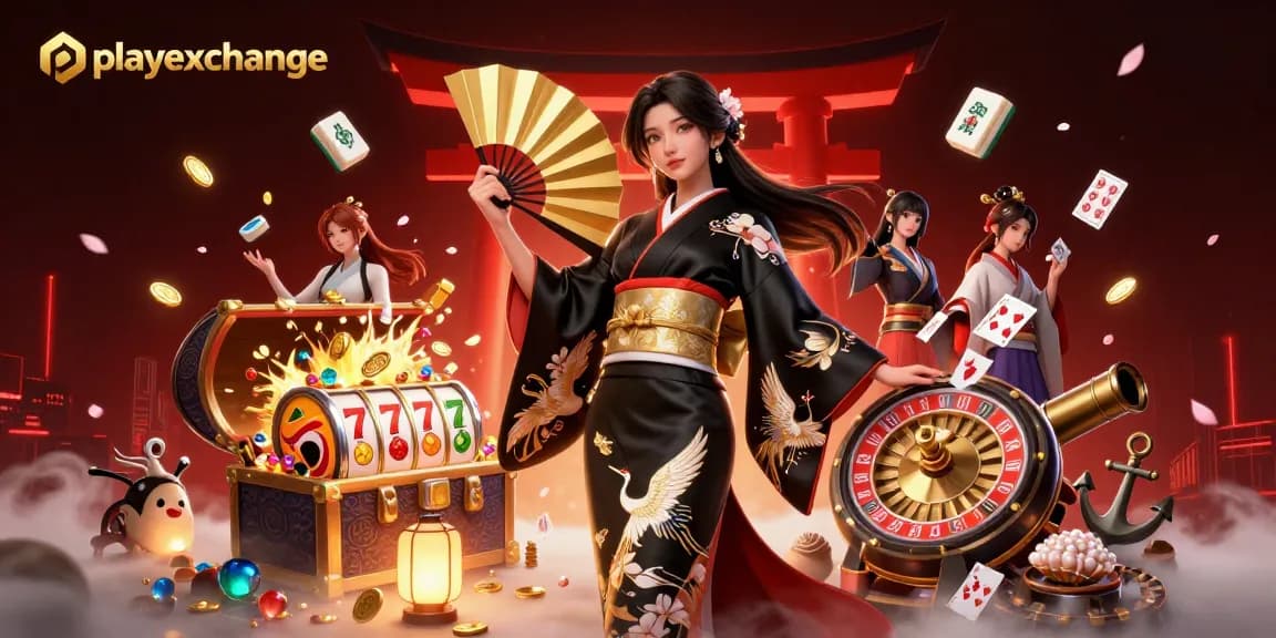 Enhance your winning chances on playexchange with exciting traditional casino elements in a rich 3D illustration.