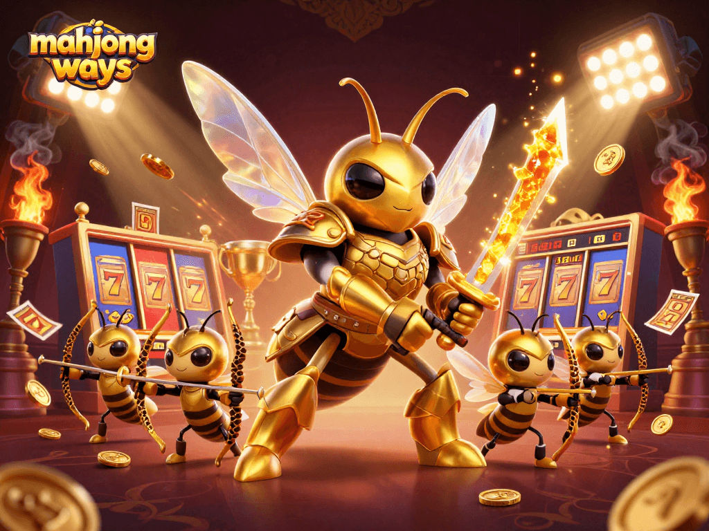 Join the excitement of mahjong ways in this vibrant slot illustration showcasing dynamic gaming elements.