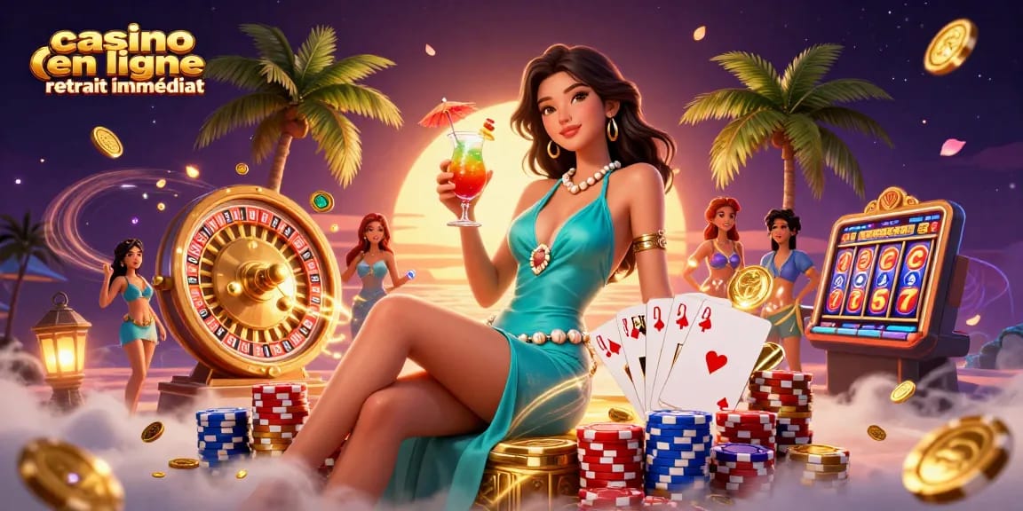 Experience the thrill of casino en ligne retrait immédiat with engaging gameplay and tropical vibes.
