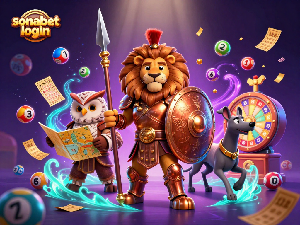 Engage with the exciting sonabet login experience as colorful lottery elements come to life.