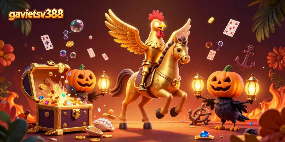 Experience the excitement of gambling at gavietsv388 with a golden rooster casino adventure.