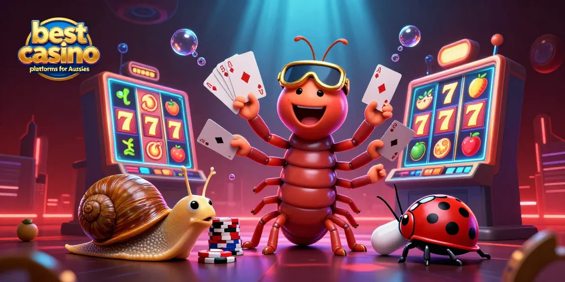 Experience the excitement at the best casino platforms for Aussies featuring a unique 3D scene with dynamic slot elements.