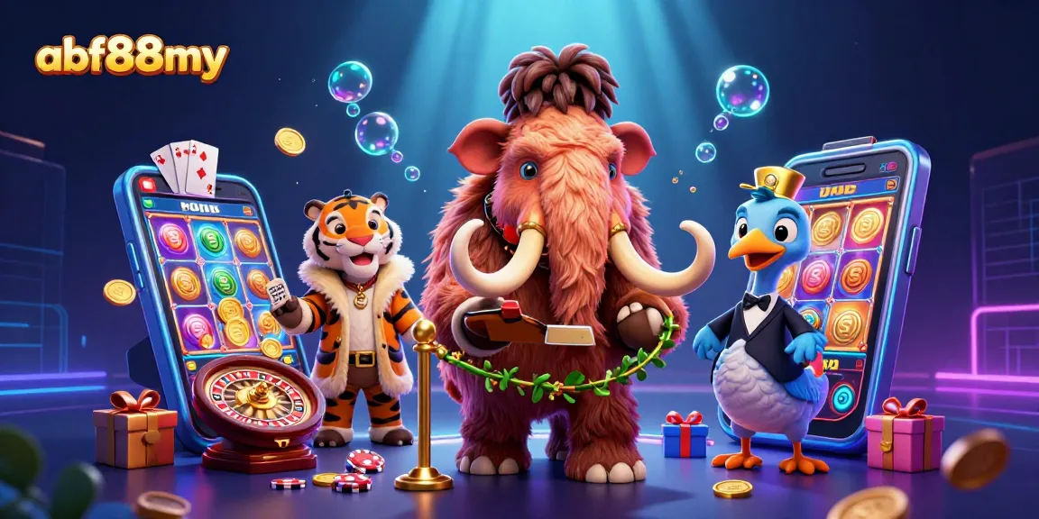 Experience vibrant gameplay with afb88my as casino characters check IDs at the illustrious entrance.
