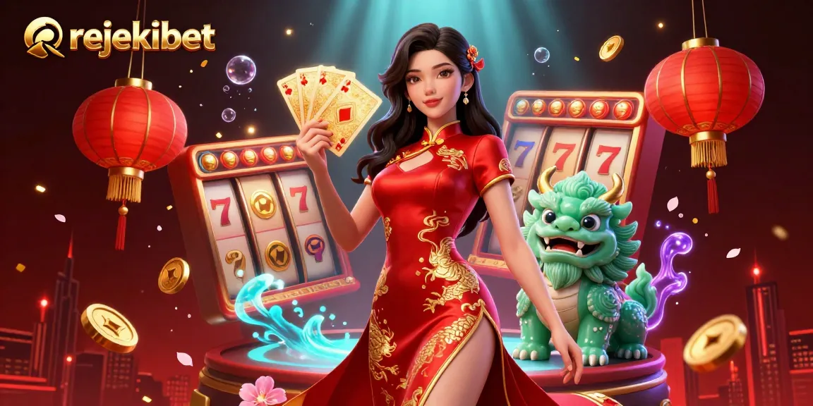 Experience the excitement with rejekibet's vibrant online slot games featuring cherry blossoms and golden elements.