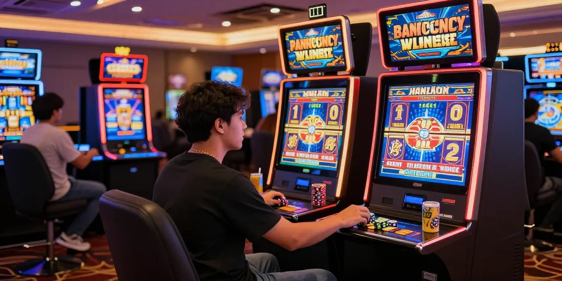 Slot gacor fujiwin88 menampilkan pemain di lingkungan perjudian online, merasakan suasana kasino
