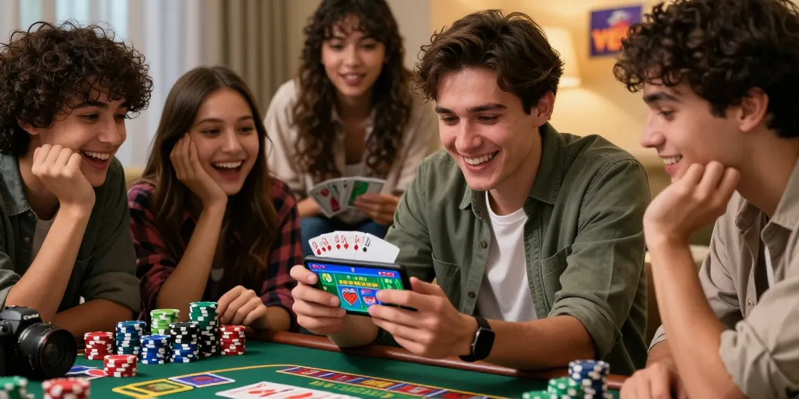 Friends sign up for Teen Patti Vegas, enjoying a lively mobile gaming experience with excitement and camaraderie.