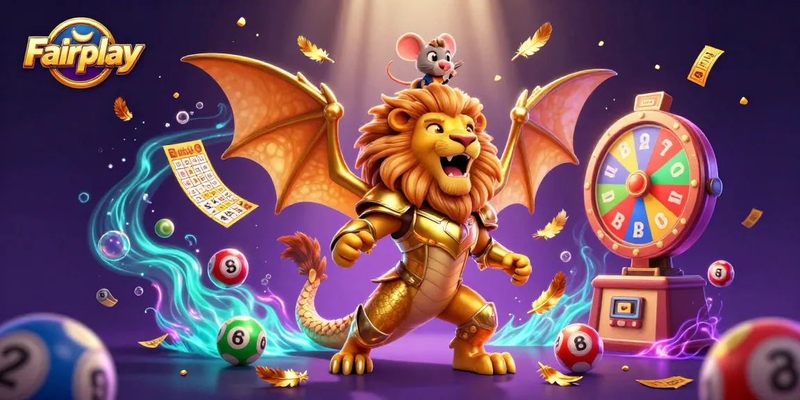 Experience Fairplay with a vivid chimera and dynamic lottery elements in action!