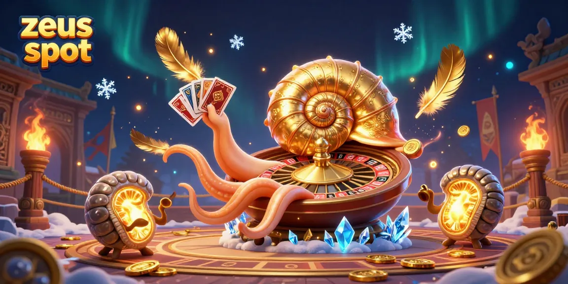 Spin the zeus slot with stunning 3D elements and golden treasures amidst a digital casino atmosphere.