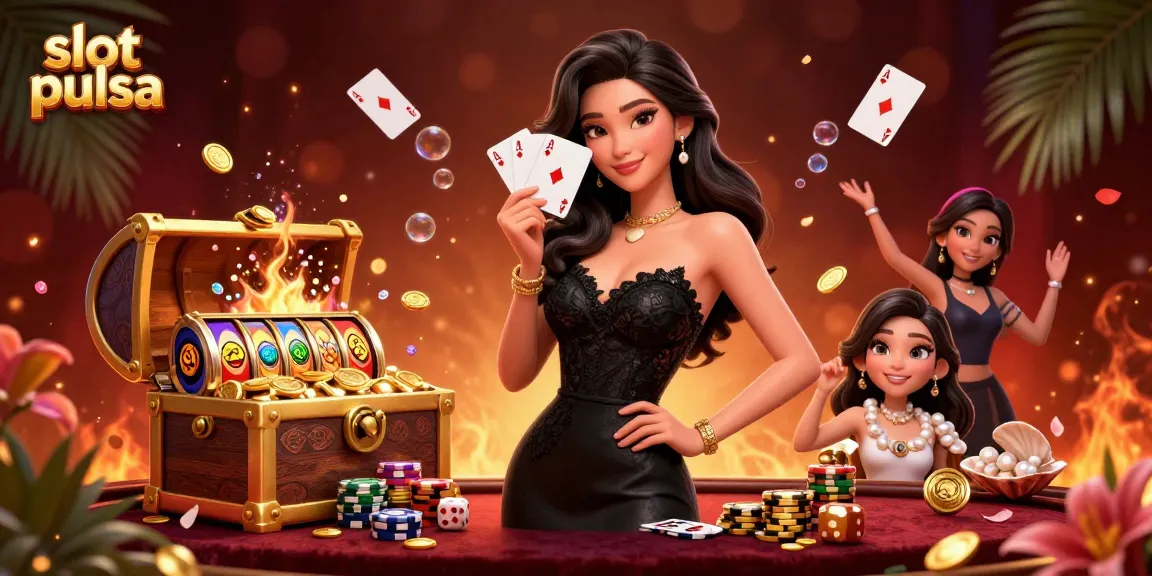 Rasakan permainan slot pulsa yang mendebarkan dengan visual yang menakjubkan, suasana permainan yang elegan, dan fitur-fitur yang menarik.