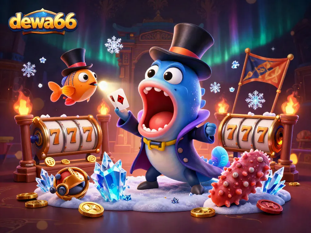 Experience thrilling gameplay with dewa66 and its unique magical act featuring a bioluminescent eel.
