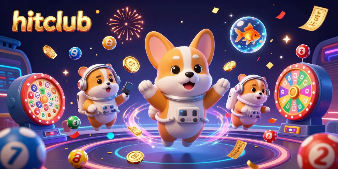 Experience the thrill of hitclub in a vibrant 3D casino space with lively characters and dynamic game elements.