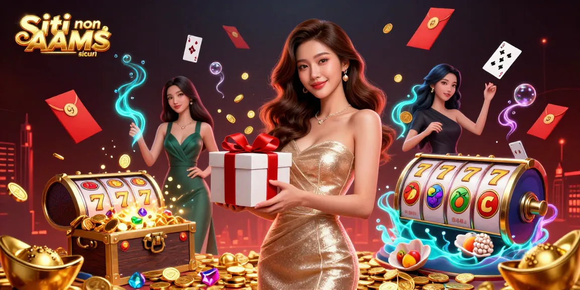 Siti non AAMS sicuri che mostrano giocatori che vincono monete d'oro in un casinò online festivo.