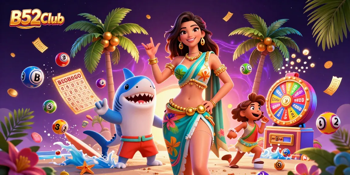 Engage in exciting gameplay at B52Club with vibrant lottery elements and a lively atmosphere.