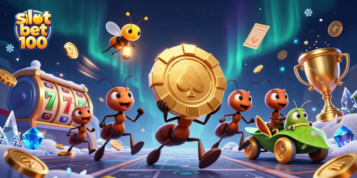 Engage with thrilling slot bet 100 tactics in a vibrant, dynamic 3D casino scene.