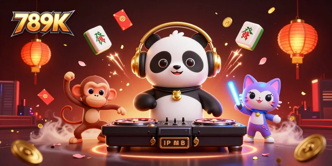 Experience thrilling gaming action at 789K with vibrant characters and stunning casino elements.