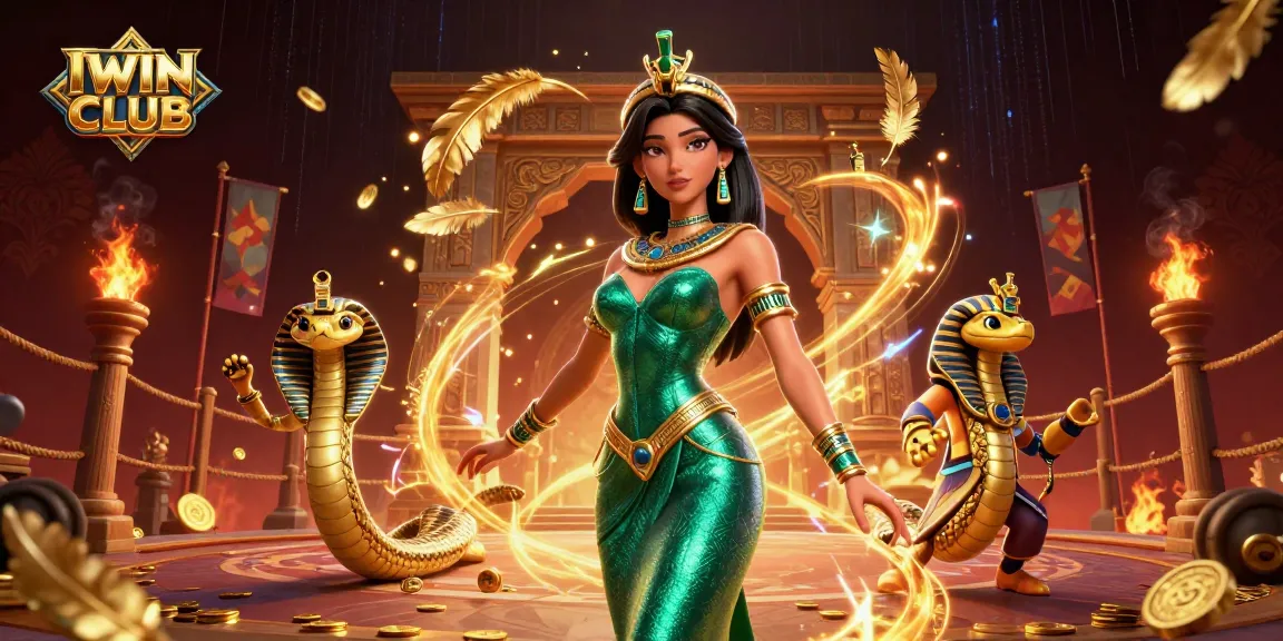 IWIN CLUB offers thrilling gameplay with stunning characters and golden elements that enhance the casino experience.