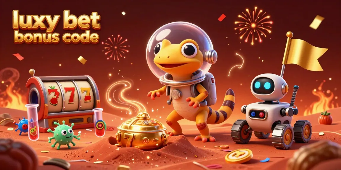 Win big with the luxy bet bonus code while enjoying a vibrant casino adventure in a Martian wonderland.