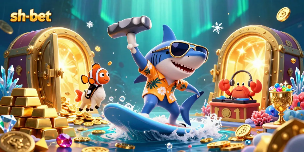 Experience thrilling wins with sh-bet’s vibrant underwater casino adventure featuring animated characters!
