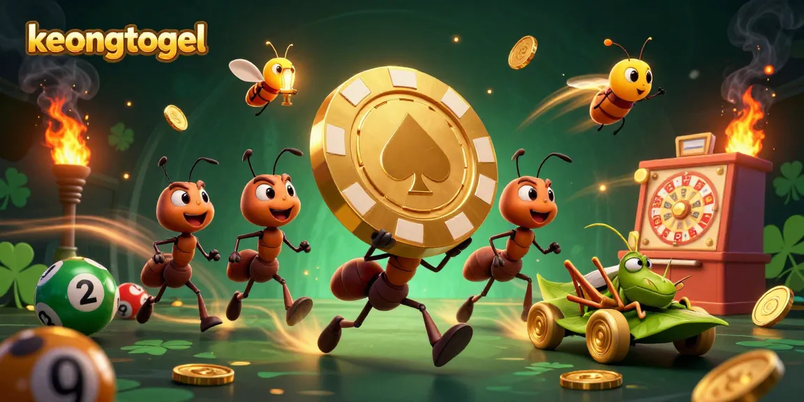 Join the heist for winning strategies with keongtogel as ants reveal prized lottery numbers!