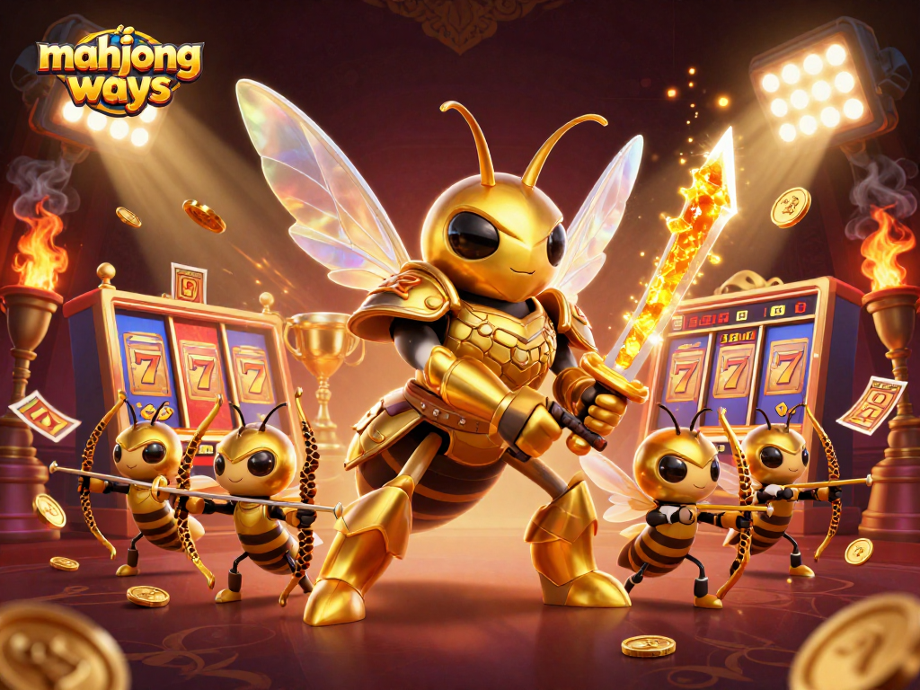 Join the excitement of mahjong ways in this vibrant slot illustration showcasing dynamic gaming elements.