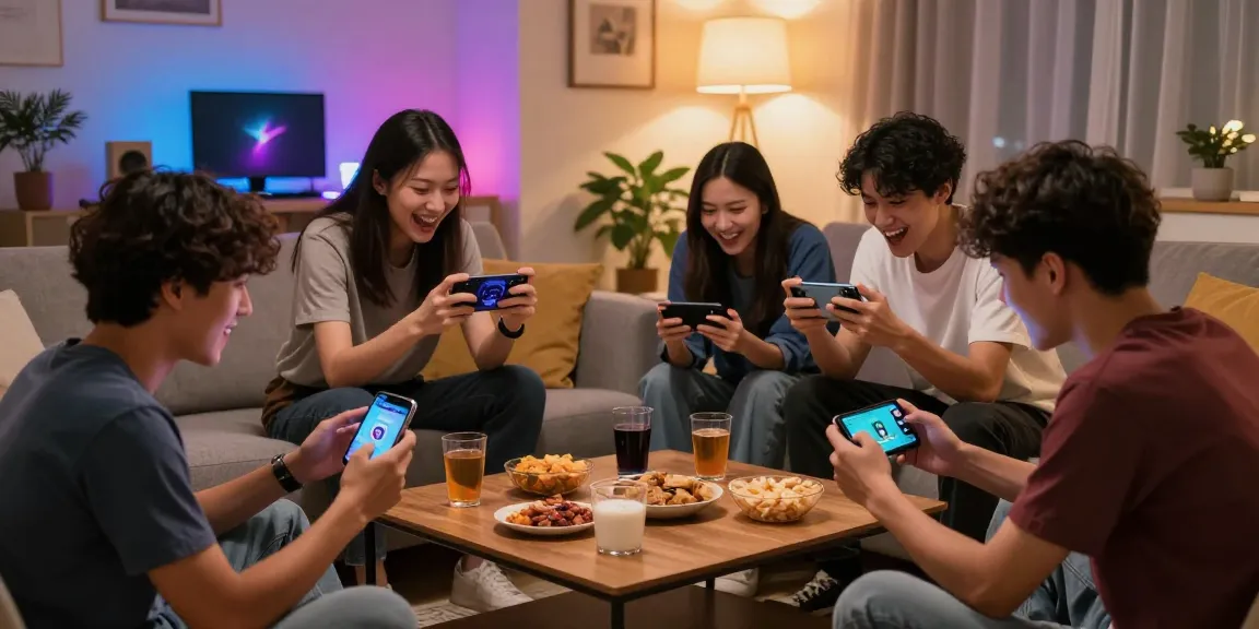 Players enjoying an apk download of 3Patti Loot in a cozy gaming setup, showcasing excitement and strategy.