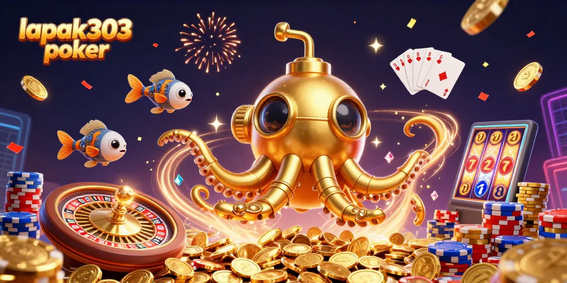 Mainkan lapak303 poker sambil melihat karakter ikonik di dunia permainan judi online dengan suasana meriah.