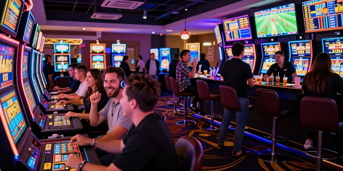Gorabet güncel giriş için canlı bir casino ortamında, oyuncuların slot makinelerinde kazanç sevinci yaşadığı anlar.