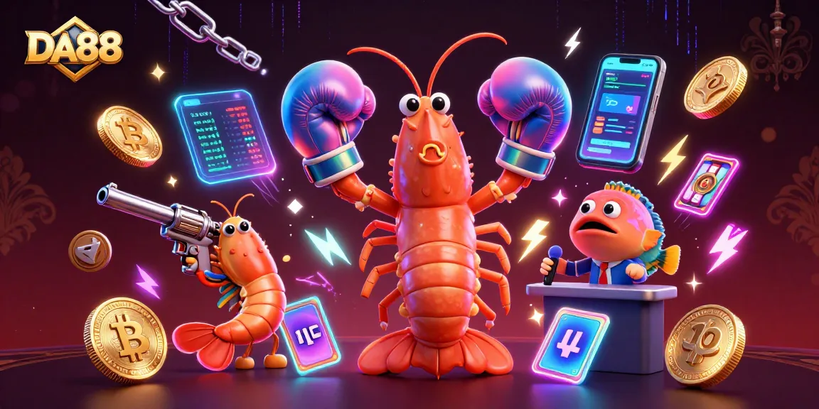 Engage in thrilling gameplay with DA88, witnessing an exciting online casino scene.
