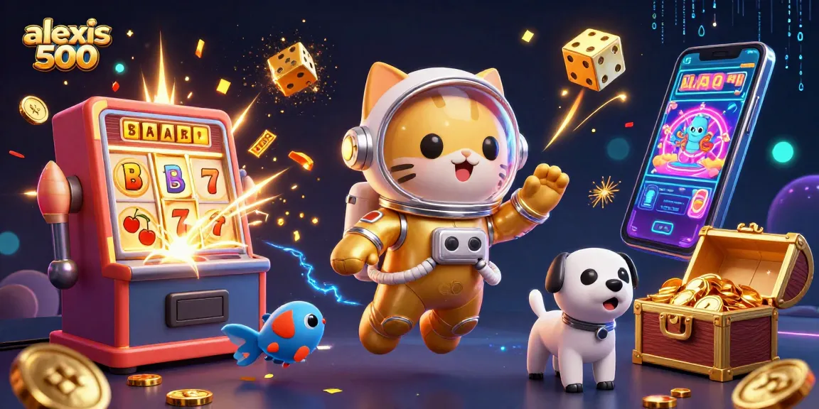 Experience thrilling gameplay with alexis 500, featuring dynamic casino elements and vibrant characters.