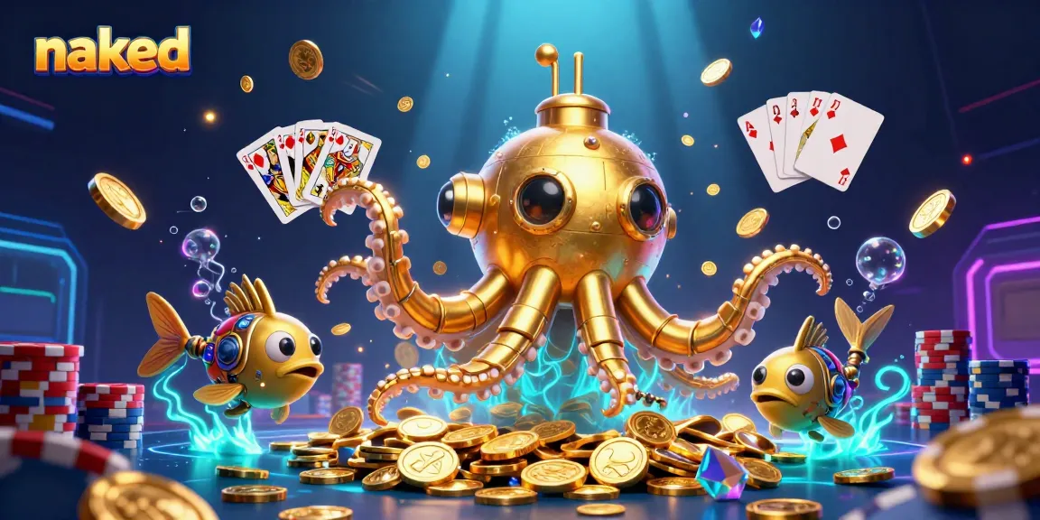 Spin the naked slot reels and uncover treasures within a vibrant underwater casino adventure.