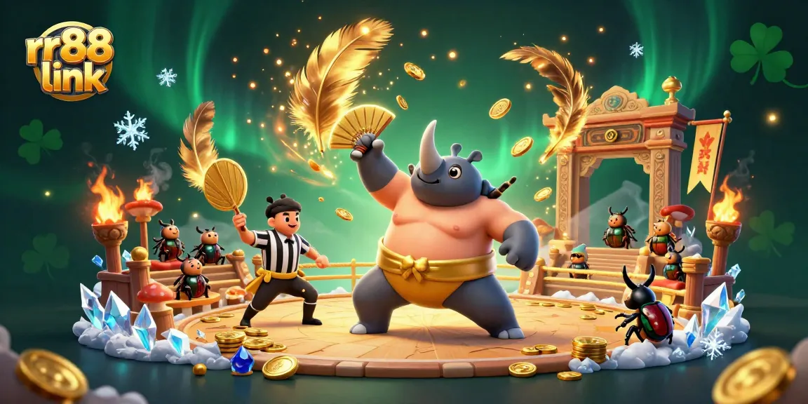 Experience thrilling bets and rich rewards at rr88 link in this vibrant 3D casino scene.