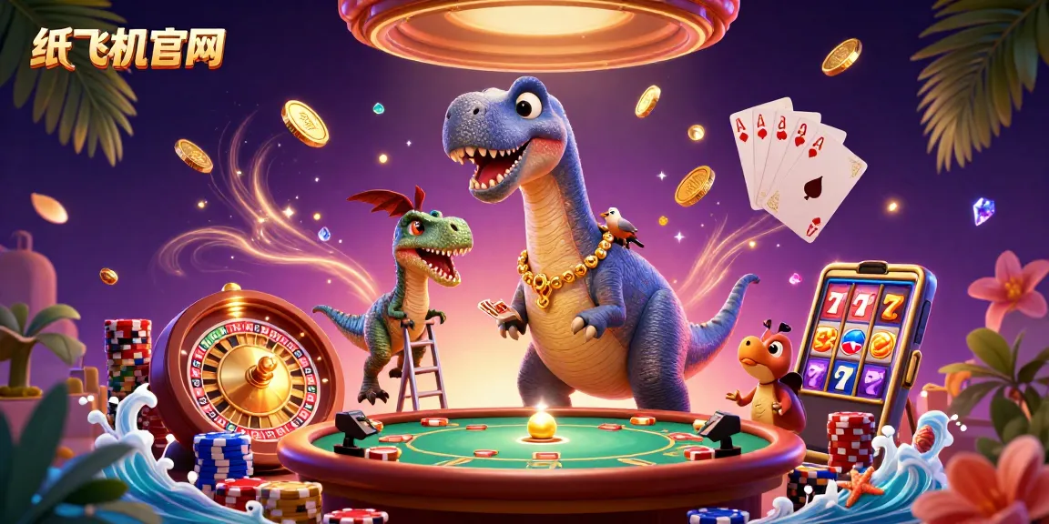 Engage with thrilling 纸飞机官网 casino action as animated creatures fill the scene with excitement and rewards!