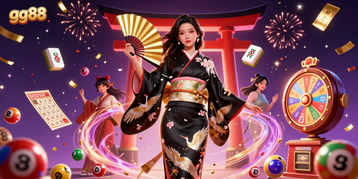 Experience the thrill of winning with gg88's vibrant casino elements and elegant visuals.