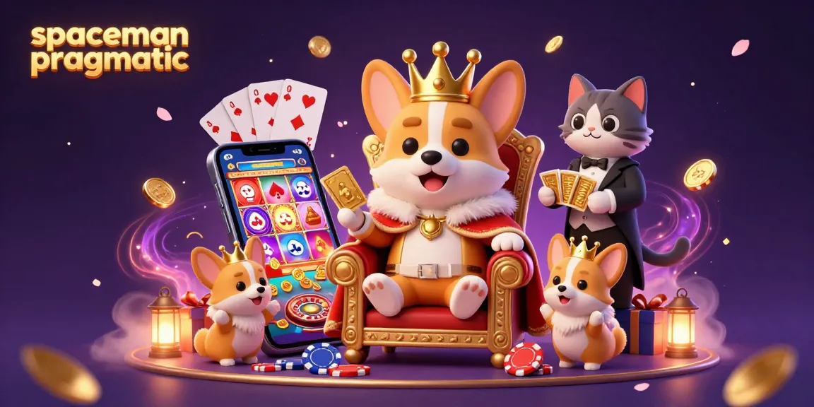 Catch big wins in spaceman pragmatic with charming slot characters amidst vibrant casino elements.