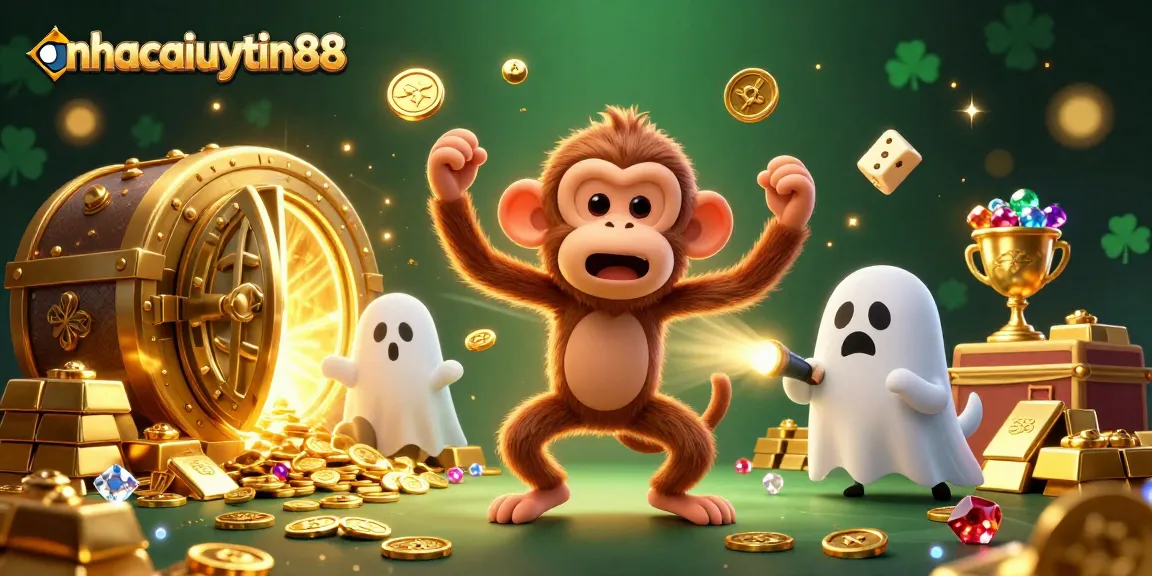 Experience the thrilling world of nhacaiuytin88 with ghostly fun in a vibrant casino.