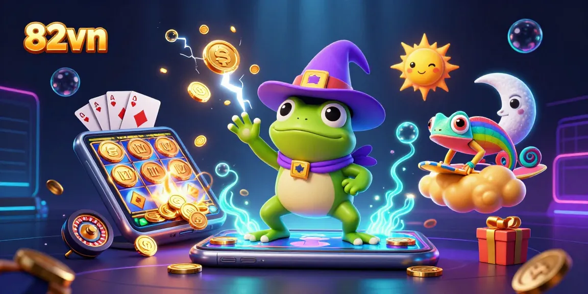 Engage in thrilling gaming at 82vn, where golden coins and vibrant characters come alive.