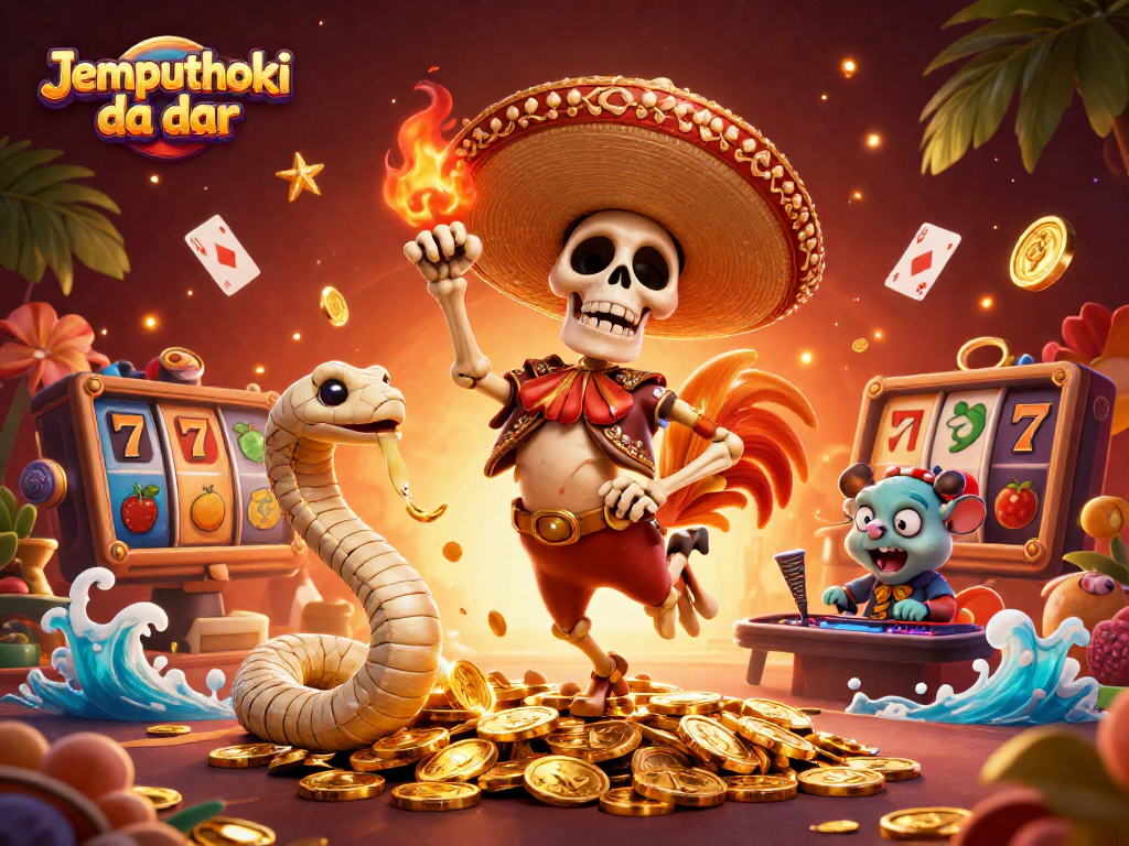 Engage in Jemputhoki daftar with thrilling 3D slots and vibrant casino elements alive in action.