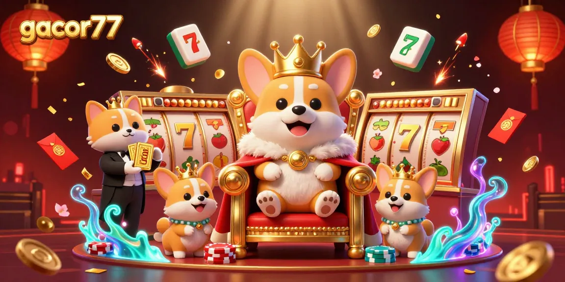Gacor77 menghadirkan slot online dengan tampilan raja kartun dan dekorasi yang megah untuk menarik pemain.