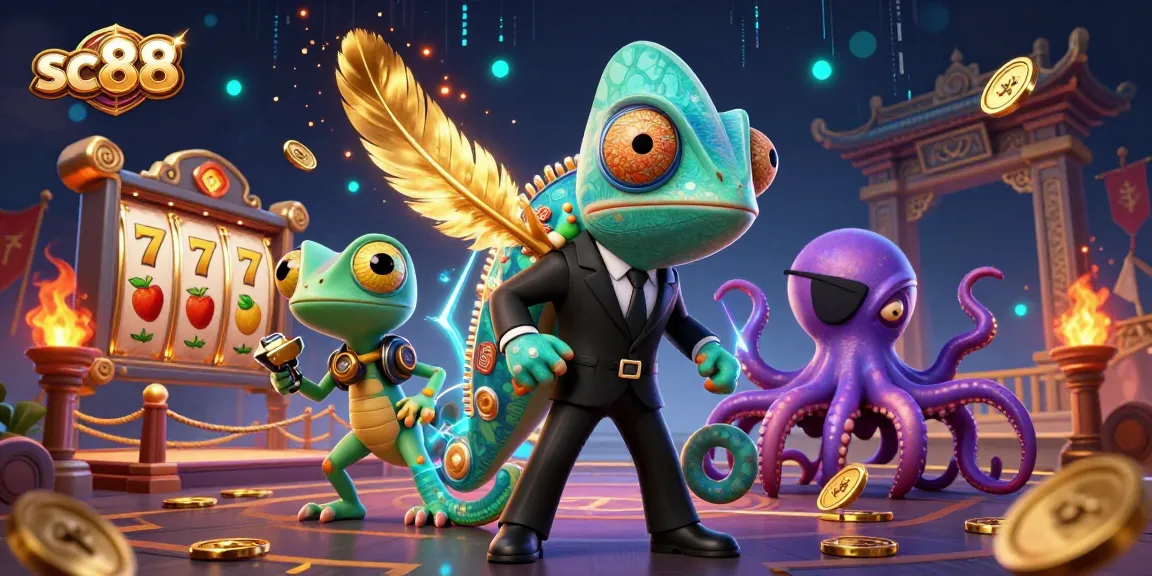 Engage with sc88's thrilling casino atmosphere featuring animated characters in rich detail.