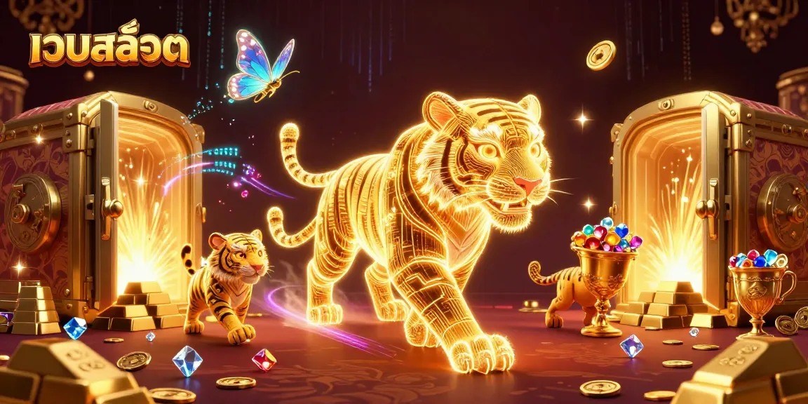 พบกับเว็บสล็อต ที่มี Tiger แสงสีทองสุดเท่ห์ ในโลกคาสิโนดิจิทัล