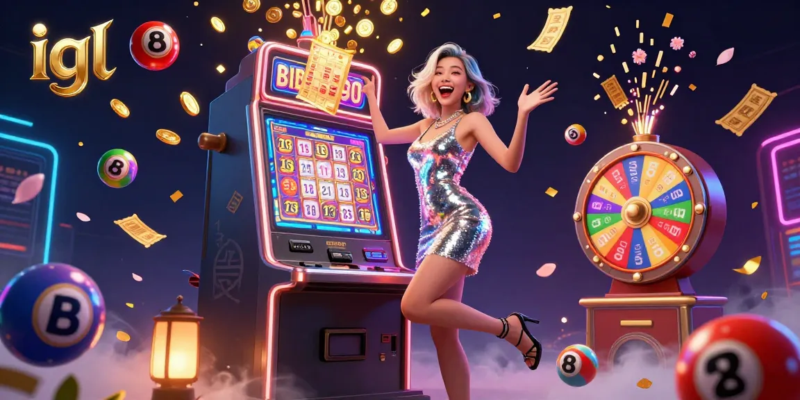 Experience the thrill of igl casino action with a celebratory scene featuring vibrant games and jackpot excitement.